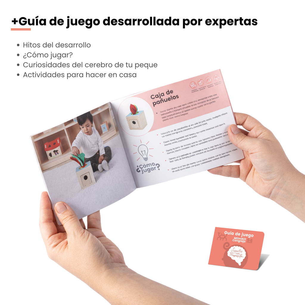 MiimiKit Cangrejo | Kit de estimulación 5-6 meses