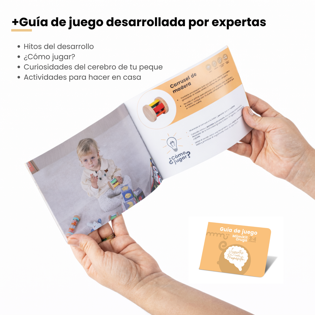 MiimiKit Oruga | Kit de estimulación 3-4 meses
