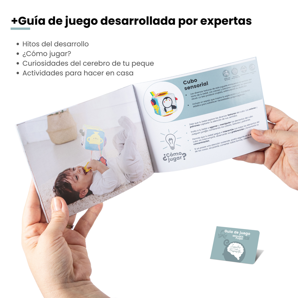 MiimiKit Pulpo | Kit de estimulación 11-12 meses