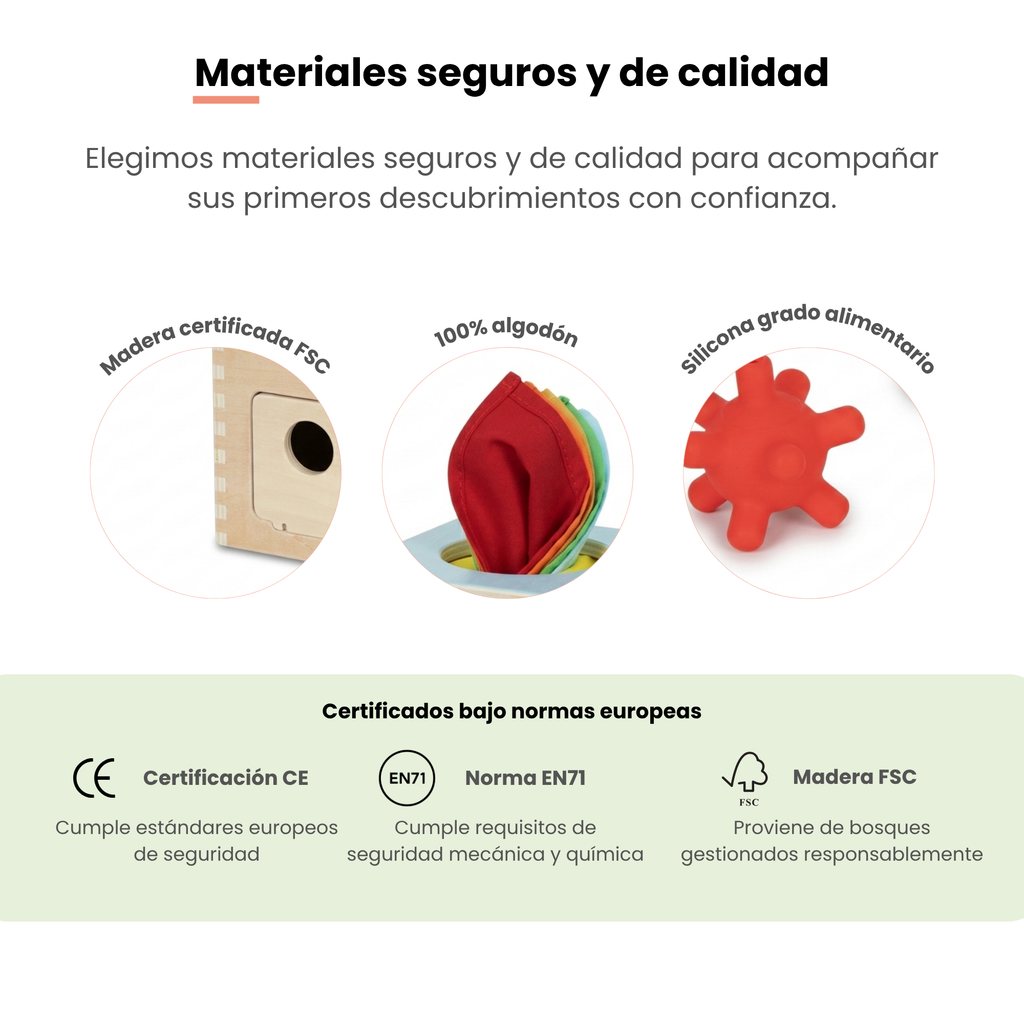 MiimiKit Cangrejo | Kit de estimulación 5-6 meses