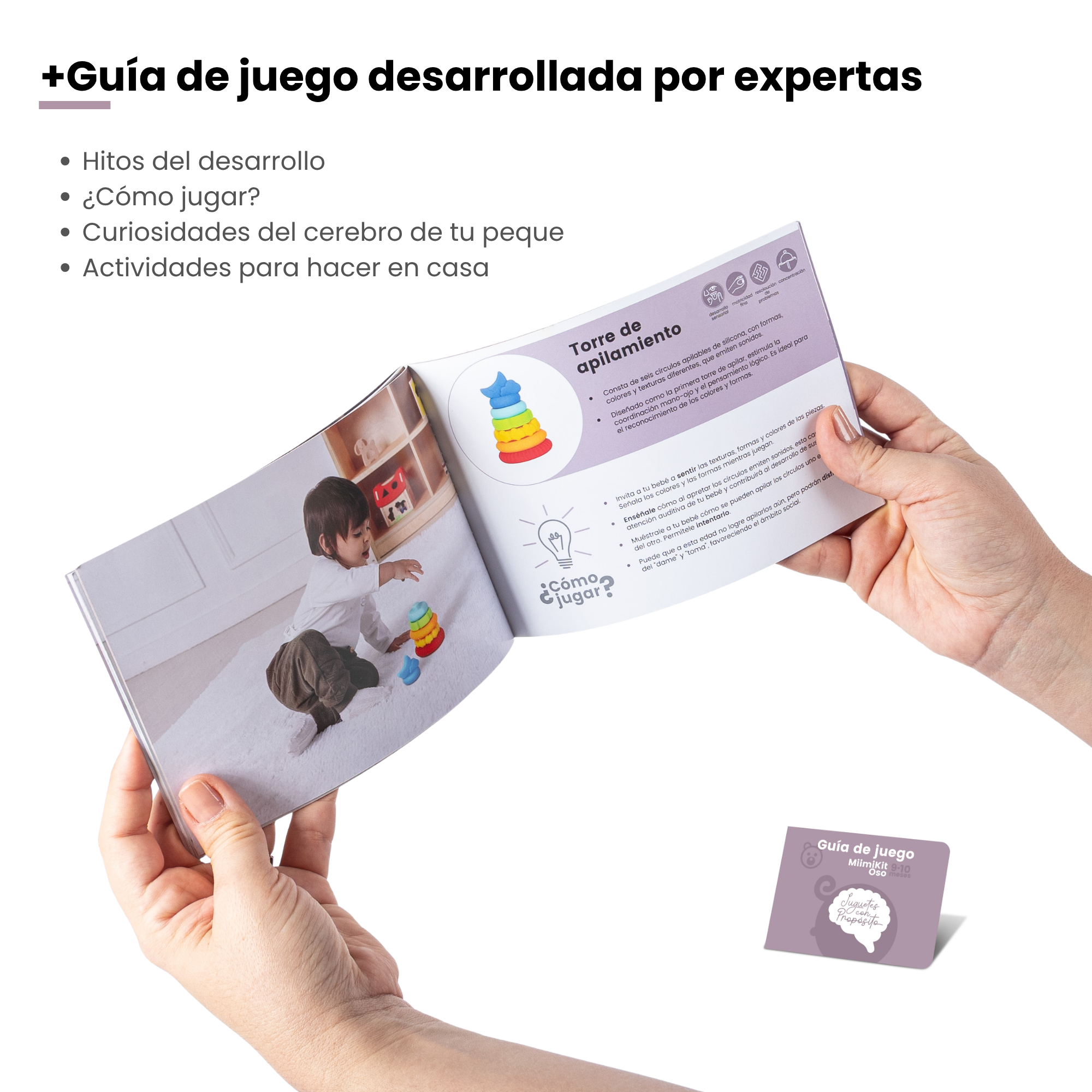 MiimiKit Oso | Kit de estimulación 9-10 meses