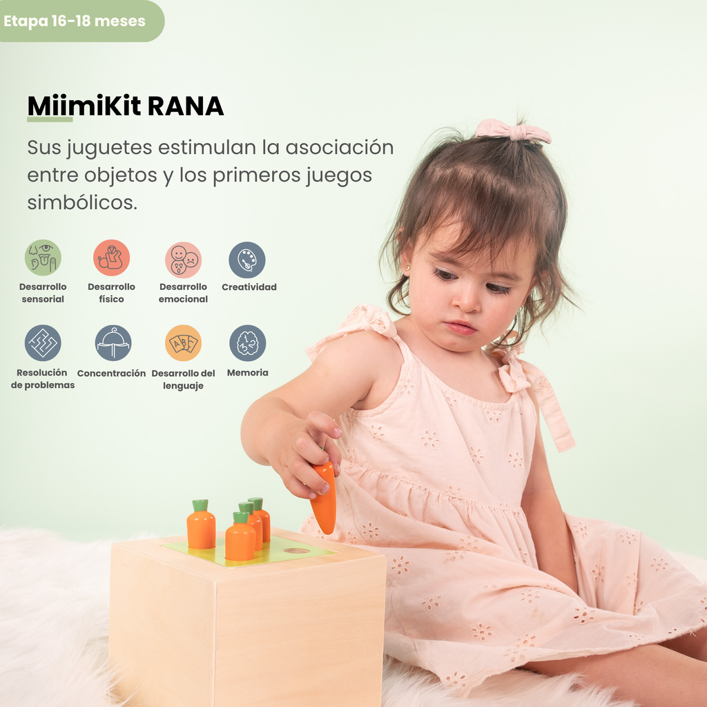 MiimiKit Rana | Kit de estimulación 16-18 meses