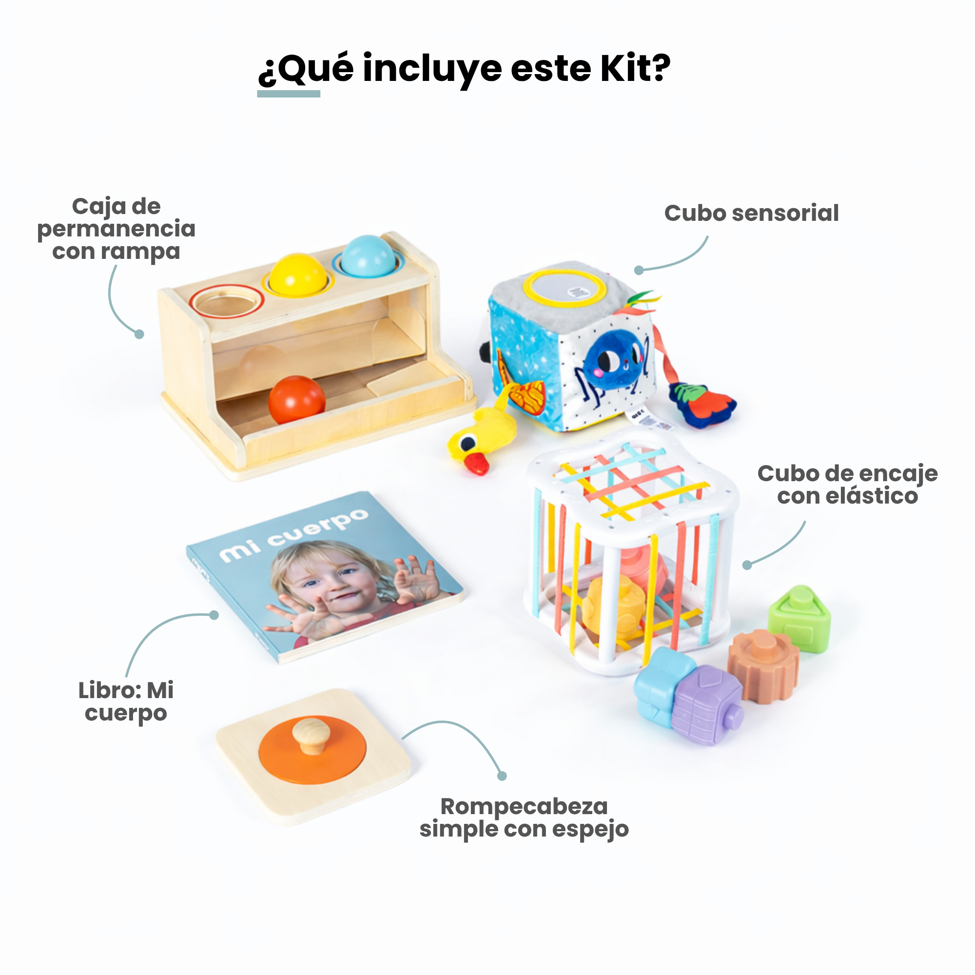 MiimiKit Pulpo | Kit de estimulación 11-12 meses