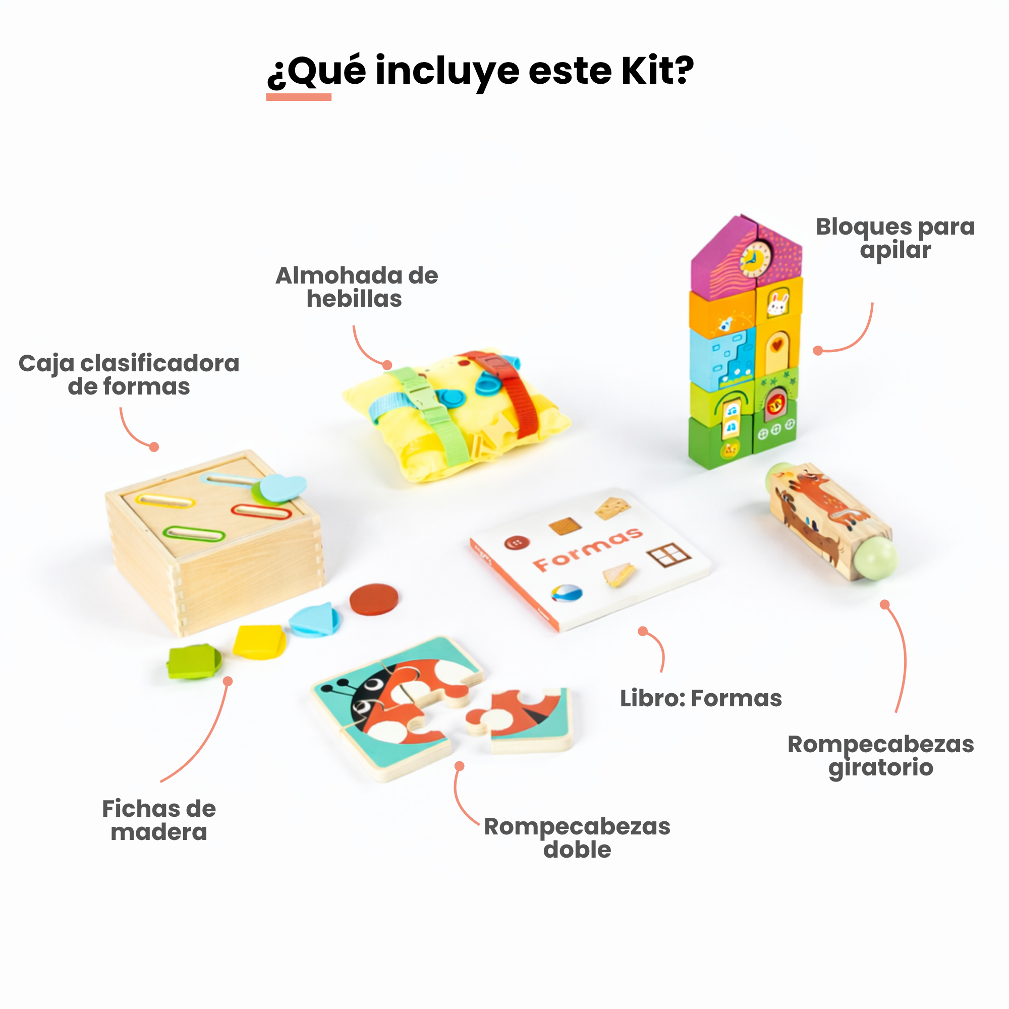 MiimiKit Araña | Kit de estimulación 22-24 meses