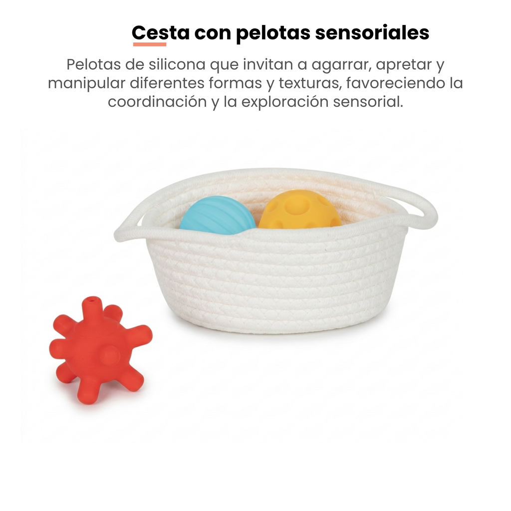 MiimiKit Cangrejo | Kit de estimulación 5-6 meses