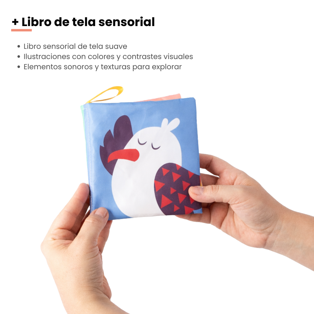 MiimiKit Cangrejo | Kit de estimulación 5-6 meses