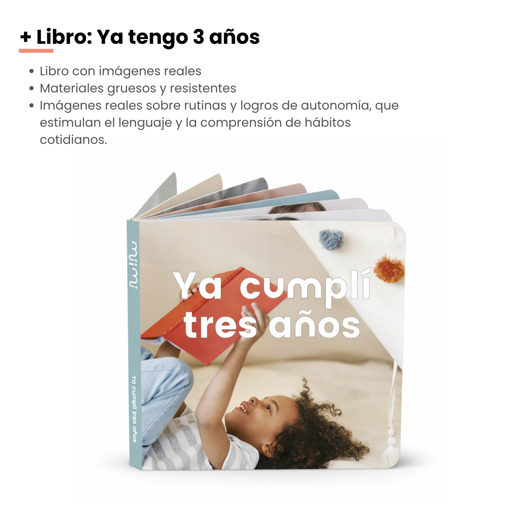 Libro: Ya cumplí tres años