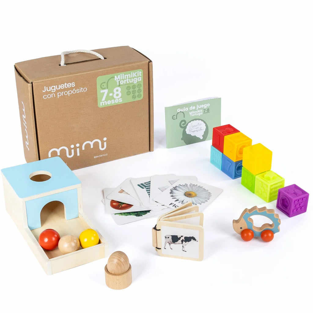 MiimiKit Tortuga — kit de estimulación para bebés de 7 a 8 meses