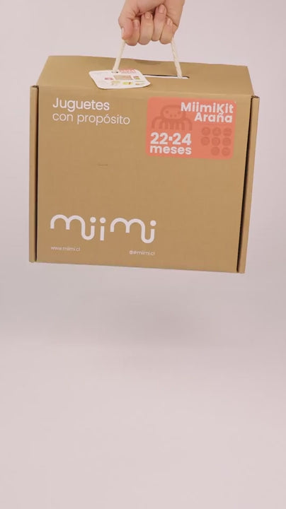 MiimiKit Araña | Kit de estimulación 22-24 meses