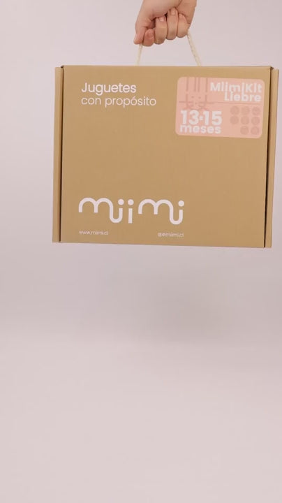 MiimiKit Liebre | Kit de estimulación 13-15 meses
