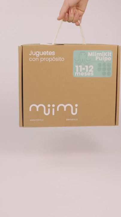 MiimiKit Pulpo | Kit de estimulación 11-12 meses