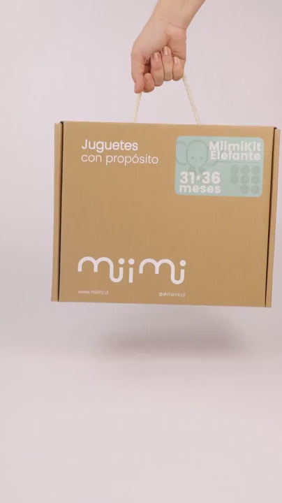 MiimiKit Elefante | Kit de estimulación 31-36 meses