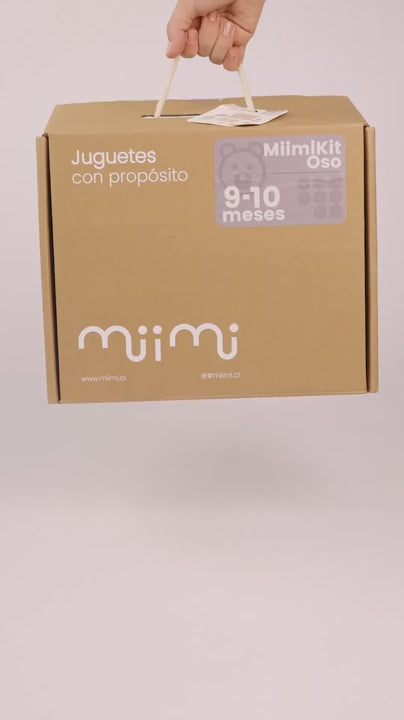 MiimiKit Oso | Kit de estimulación 9-10 meses