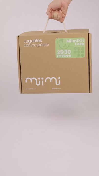 MiimiKit Loro | Kit de estimulación 25-30 meses